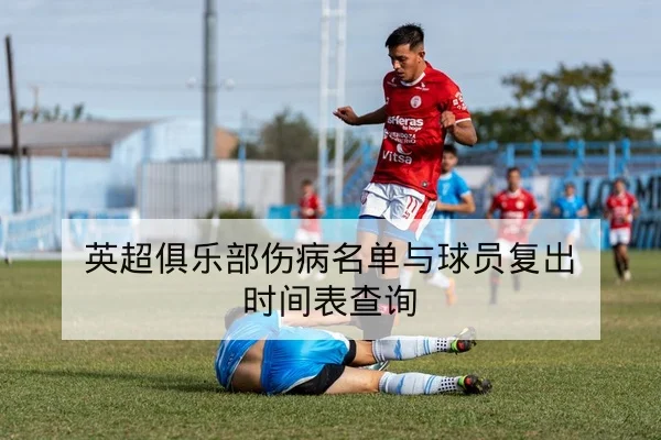 英超俱乐部伤病名单与球员复出时间表查询